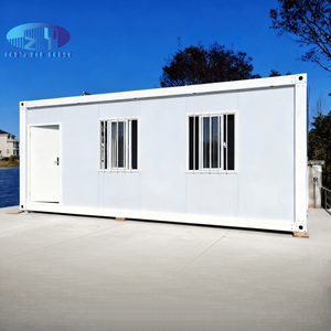 实用耐用现成钢制集装箱房20英尺单卧室预制模块化度假家居 - Product Image 1