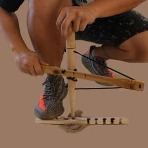 Perceuse à arc personnalisée, kit de fabrication de feu, allume-feu, éclairage à friction primitive, outil de survie pour camping en plein air - Product Image 5