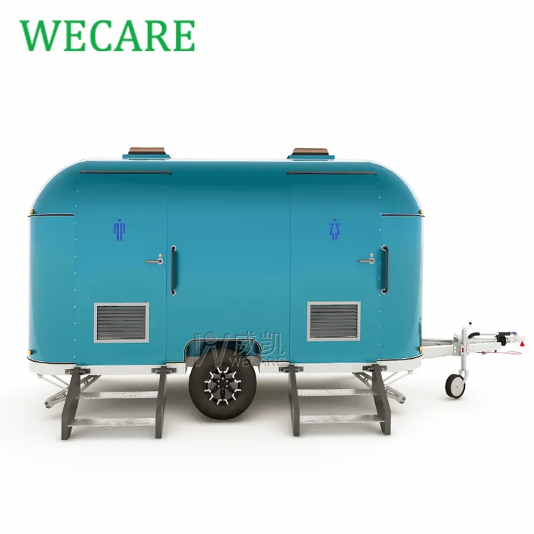 Wecare Outdoor Mobile Bathroom Portable Restroom Trailers Portable Toilets for sale