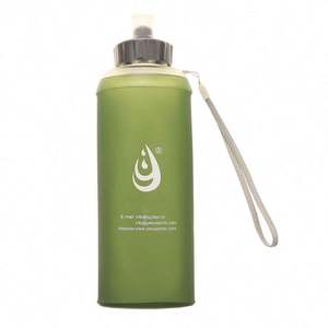 MUESTRA GRATIS Alta Calidad Nuevas Llegadas 550 ML 650 ML 750 ML BPA LIBRE No Tóxico TPU Camping Senderismo Botella de Agua Suave - Product Image 4