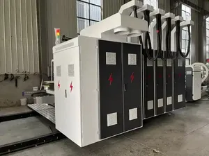 Tốc độ cao hộp carton Máy làm flexo 2 3 <span class=keywords><strong>4</strong></span> Màu sắc máy in các tông sóng máy in slotter cho trường hợp Maker - Product Image 3