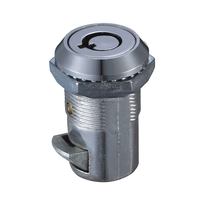 HANBEI Serrures à clé tubulaires MS825-3 pour distributeurs automatiques Armoires Boîtes aux lettres Tiroirs Placards et boîtes Serrures à came en alliage de zinc