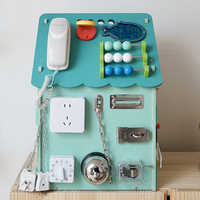 Nouvelle maison en bois 2025, planche d'activités Montessori multifonctionnelle avec son, jouet éducatif pour les enfants de 2 à 4 ans et de 5 à 7 ans, certifié CE