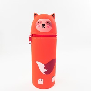 กล่องดินสอซิลิโคนลายการ์ตูนสำหรับเด็ก พิมพ์โลโก้ได้  กระเป๋าใส่ดินสอน่ารักสำหรับเด็กผู้หญิงไปโรงเรียน - Product Image 3