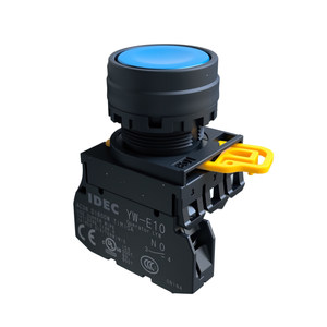 Interruptor de Botón Pulsador de Tipo Empotrado con Autorreinicio IDEC Izumi YW1B-M1E 10A IP40 Contactos de Aleación de Plata Resistentes a la Corrosión - Product Image 6