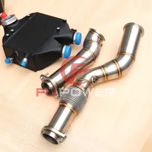 Turbo Exhaust Downpipe + hot sale charge cooler for BMW M3 M4 F80 F81 F82 F83 S55