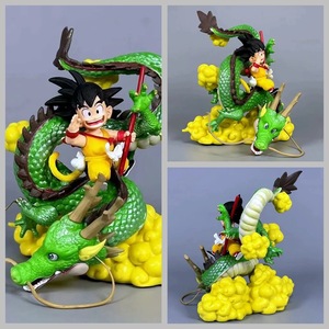 ฟิกเกอร์รวมซุนโกคูเด็กวัยเด็กและเซ็นรอน พร้อมเสาพลังสีเหลืองและฐานเมฆ ของสะสมพรีเมียมสำหรับแฟนๆ - Product Image 2