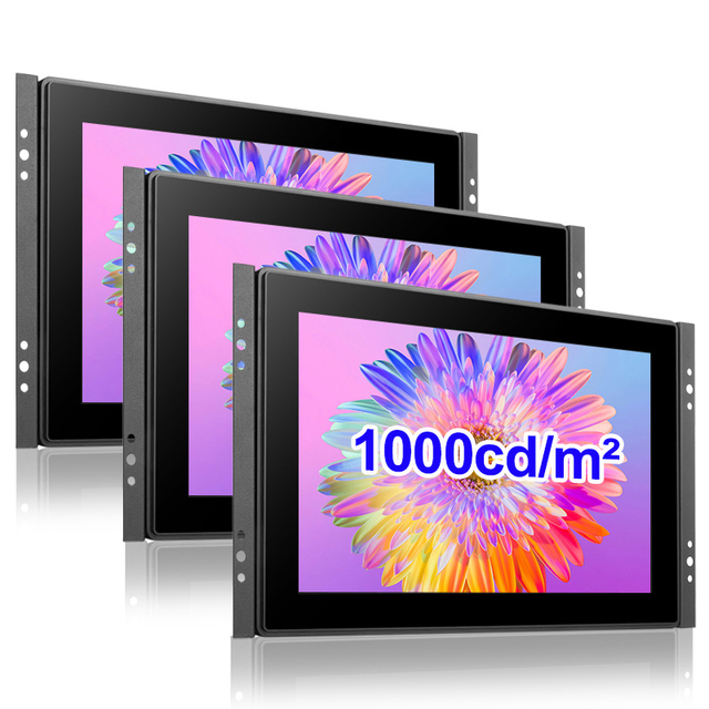 10.1 11.6 12.1 15.6 18.5 21.5 23.8 27 32 Inch High Brightness 1000 Nits Flat Panel Waterproof Capacitive Touch Screen Monitor