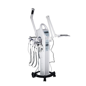 Appareil de beauté facial vertical multifonctionnel 9 en 1 H5050A avec lampe loupe à vapeur chaude et ultrasons pour soins de la peau, équipement de salon - Product Image 4