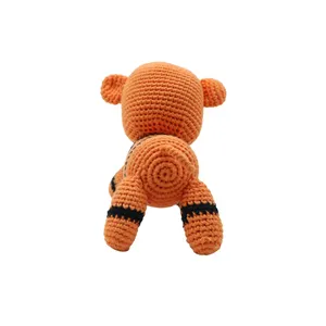 Baby Crochet Amigurumi Animal Dolls Crochet Knitted Safe Toy Handmade Knitting Stuffed Plush Crochet Keychains Animal Dolls Toys