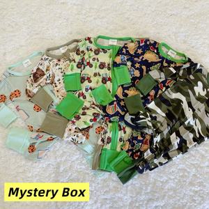 ชุดนอนเด็กลายไม้ไผ่พร้อมกล่องปริศนา, ชุดนอนแขนยาวแบบพับได้พิมพ์ลายน่ารักสำหรับเด็กแรกเกิด - Product Image 2