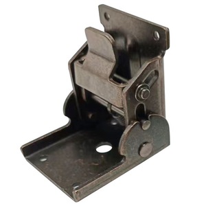 Furniture <b>Hinge</b> 90 Degree Self Locking Folding Bracket For <b>Table</b> Legs Surface Mount Nickel Plated Steel Modern Design - Product Image 1