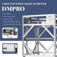 Imprimante 3D Dowell de grande taille 1200*2000*1200MM, imprimante 3D industrielle haute vitesse pour l'impression de pare-chocs de voiture