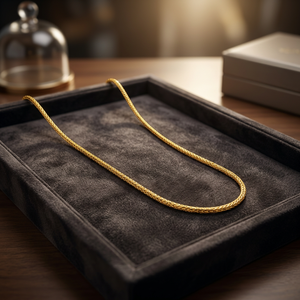 Wholesale 14K 18K 24K Micron Gold Franco Chain Necklaces, Luxury Chain Necklaces, Modern Chain Design, Fashion Chains Necklaces. - Product Image 3
