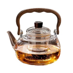 <span class=keywords><strong>Teiera</strong></span> in Vetro Borosilicato di Alta Qualità, Adatta <span class=keywords><strong>per</strong></span> Fornelli Elettrici, Nuovo Stile Cinese, <span class=keywords><strong>per</strong></span> Set da Caffè e Tè Domestici - Product Image 5