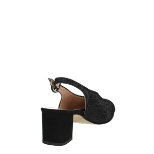 E23700C sandali con cinturino alla caviglia in oro con tacco alla moda Open Toe da festa di nozze scarpe stringate con zeppa per matrimoni estivi - Product Image 3