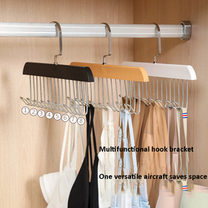 K107 PE Plastic Air Drying Rack Hook Household Student Dormitory Underwear Vest Storage <b>Hanger</b> Clothing Organizer - Product Image 2
