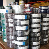 60227 IEC 53 RVV kabel daya tembaga 300/500V PVC kawat gantung transparan bening 3 inti kabel fleksibel