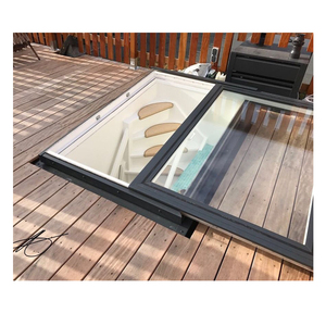 Gaoming, <span class=keywords><strong>tragaluz</strong></span> eléctrico moderno, techo <span class=keywords><strong>de</strong></span> aleación <span class=keywords><strong>de</strong></span> aluminio grueso, parasol Manual, cubierta <span class=keywords><strong>de</strong></span> <span class=keywords><strong>cemento</strong></span> para sótano, techo inclinado fijo - Product Image 1