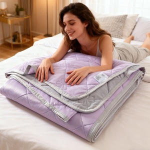 Nouvelle <span class=keywords><strong>Couette</strong></span> d'Été en Fibre Rafraîchissante Couleur Unie, <span class=keywords><strong>Couette</strong></span> Climatisation à Texture Glacée, Fibre <span class=keywords><strong>Fine</strong></span> et Refroidissante, Vente en Gros - Product Image 6