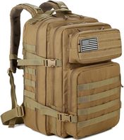 Mochila Táctica Oxford 900D de 45L, Bolsa Molle, Mochila de Asalto, Mochila Táctica para Campamento, Senderismo, Impermeable, para Trekking al Aire Libre