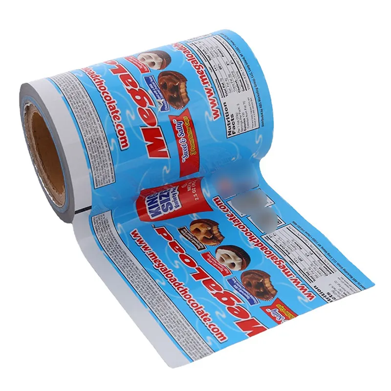 Custom printed Laminated Moisture Proof Plastic Bag Leisure snacks Roll Stock Packaging Film