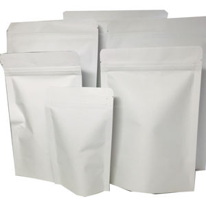 Bolsa de embalaje de té Kraft sellable con calor personalizada, bolsa de papel de almacenamiento de impresión con cremallera de plástico para <span class=keywords><strong>café</strong></span> - Product Image 4
