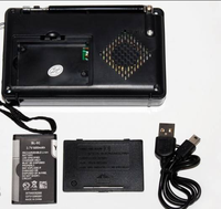 Golon Senter Portabel Dapat Diisi Ulang Mp3 Usb Fm Am Sw1-6 8 Band Radio