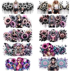 Autocollants en vinyle thermocollant pour gobelets UV DTF - Personnalisables pour gobelets de 16 oz et 20 oz, verre, tasses en céramique, <span class=keywords><strong>prix</strong></span> d'usine en gros - Product Image 5