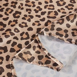 4 Mảnh satin tấm ga trải giường thiết lập sâu Túi Vàng beo mô hình sang trọng mượt siêu mềm tấm thiết lập - Product Image 6