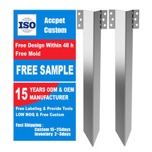 Piquets de <span class=keywords><strong>fixation</strong></span> piquets de dormeur en <span class=keywords><strong>bois</strong></span> piquets de bordure de paysage en métal pour allée bordure de jardin jardinière en <span class=keywords><strong>bois</strong></span> lit de culture surélevé - Product Image 1