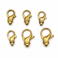 Accessoires de bijouterie OEM personnalisés en laiton massif semi-finis, fermoirs mousquetons, gravure de logo personnalisée, placage électrolytique sur mesure, ODM