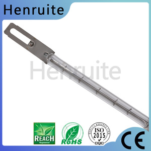 Pemanas inframerah Halogen gelombang pendek, pemanas kertas klip U untuk industri kertas dinding kaca kuarsa IR <span class=keywords><strong>1600W</strong></span> 240V 430mm - Product Image 3