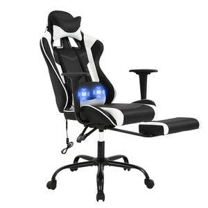 Ajunion văn phòng chơi game ghế 250lbs nghiêng khóa cơ chế máy tính chơi Game ghế massage chức năng đua xe chơi game ghế 360 ° xoay - Product Image 2