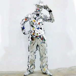 Il commercio all'ingrosso celebra il Costume dello specchio <span class=keywords><strong>di</strong></span> <span class=keywords><strong>compleanno</strong></span> del vestito veste il Costume dello specchio <span class=keywords><strong>di</strong></span> vetro femminile maschile - Product Image 4