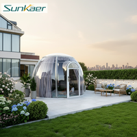 <strong>Best</strong> <strong>Selling</strong> Quality Polycarbonate Sunhouse with High Light Transparency Retractable Enclosure <strong>Dome</strong> Room