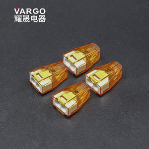 Bloque de terminales Vargo YS-602 transparente de conexión rápida de 0.5-2.5 mm, conector de plástico para unir cables - Product Image 2