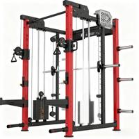 Équipement de fitness pour salle de sport commerciale, machine tout-en-un Smith Bird, entraîneur à câbles, acier au carbone pratique, entraînement complet du corps, bras, poitrine