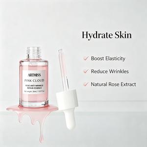 Esencia Facial Líquida de Rosas de Marca Privada, Suero Facial de Rosas con Extracto Natural de Plantas, Esencia Hidratante para el Cuidado de la Piel para Uso Facial Diario - Product Image 5