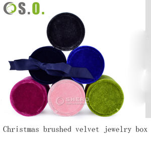 Caja de Joyería de Terciopelo, Empaque Personalizado con Logotipo, Cajas de Joyería de Gamuza - Product Image 4