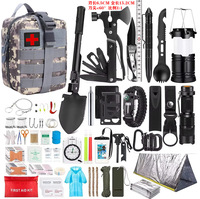 Kit de survie pour aventures en plein air, camping, modèle de kit de survie, kit de survie d'urgence pour utilisation en milieu sauvage