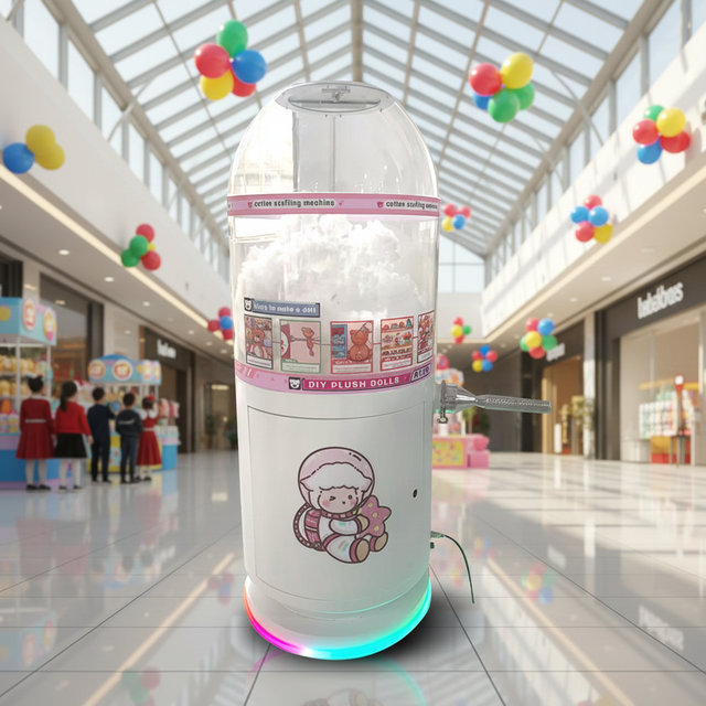 Automatic Vertical Soft Toy Cotton Filling Making Machine Portable Build a Bear Stuffing Machine