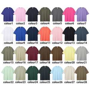 เสื้อยืดผ้าฝ้ายถัก 100% 300 GSM ทรงโอเวอร์ไซส์ พิมพ์ลายดิจิทัล ทรงปกติ ขายส่ง ยูนิเซ็กส์ วินเทจ ผู้ชาย - Product Image 4