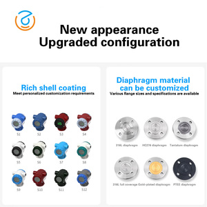 Thông minh thông minh khác biệt áp lực điện dung cấp <span class=keywords><strong>Transmitter</strong></span> cơ hoành đóng xe tăng đôi Mặt bích cấp đo - Product Image 4