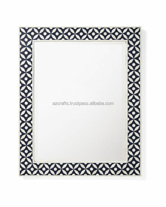 Modern Design Quality Decorative Bone Inlay <b>Mirror</b> from India Export Picture Look - Product Image 5