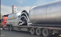 Lanning dernière technologie pneus usés usine de pyrolyse plastique pyrolyse au mazout carbone noir pneu caoutchouc machine de recyclage CE