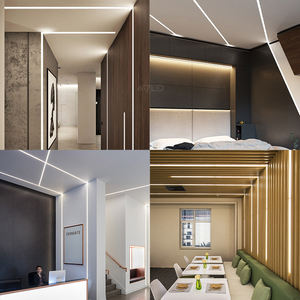 Perfil de tira de aluminio Led con ranura en V de 15x15mm, tubo lineal, cubierta difusora Pmma, extrusión, Serie 6000, perfil de aleación de aluminio - Product Image 6