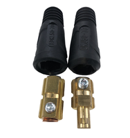 Connecteur rapide en laiton Dinse DKJ 35-50 Type D, prise mâle/femelle pour câble de soudage, joint de câble, prise de panneau, pièce de rechange TIG MIG