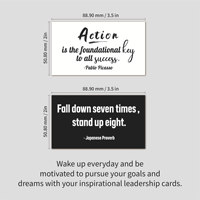 30 citazioni affermazioni Positive carte motivazionali carta note scatola pranzo in cartone personalizzabile all'ingrosso della fabbrica
