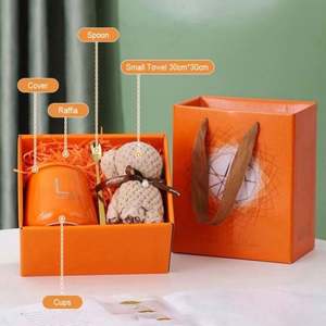 ของขวัญวันวาเลนไทน์ วันแต่งงาน วันเกิด สำหรับผู้หญิงและเพื่อนเจ้าสาว - ชุดกล่องของขวัญแก้วน้ำ ผ้าขนหนู และผ้าเช็ดตัวไนลอนแบบปรับแต่งได้ - Product Image 5